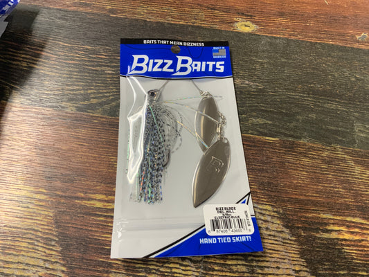 Bizz Baits Dbl Willow 3/8 oz. Electric Blue