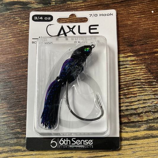 6th Sense Axle Swing Swim Jig 3/4 oz. 7/0 Blacklight