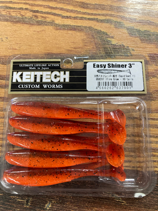 KEITECH Easy Shiner 3" Fire Craw