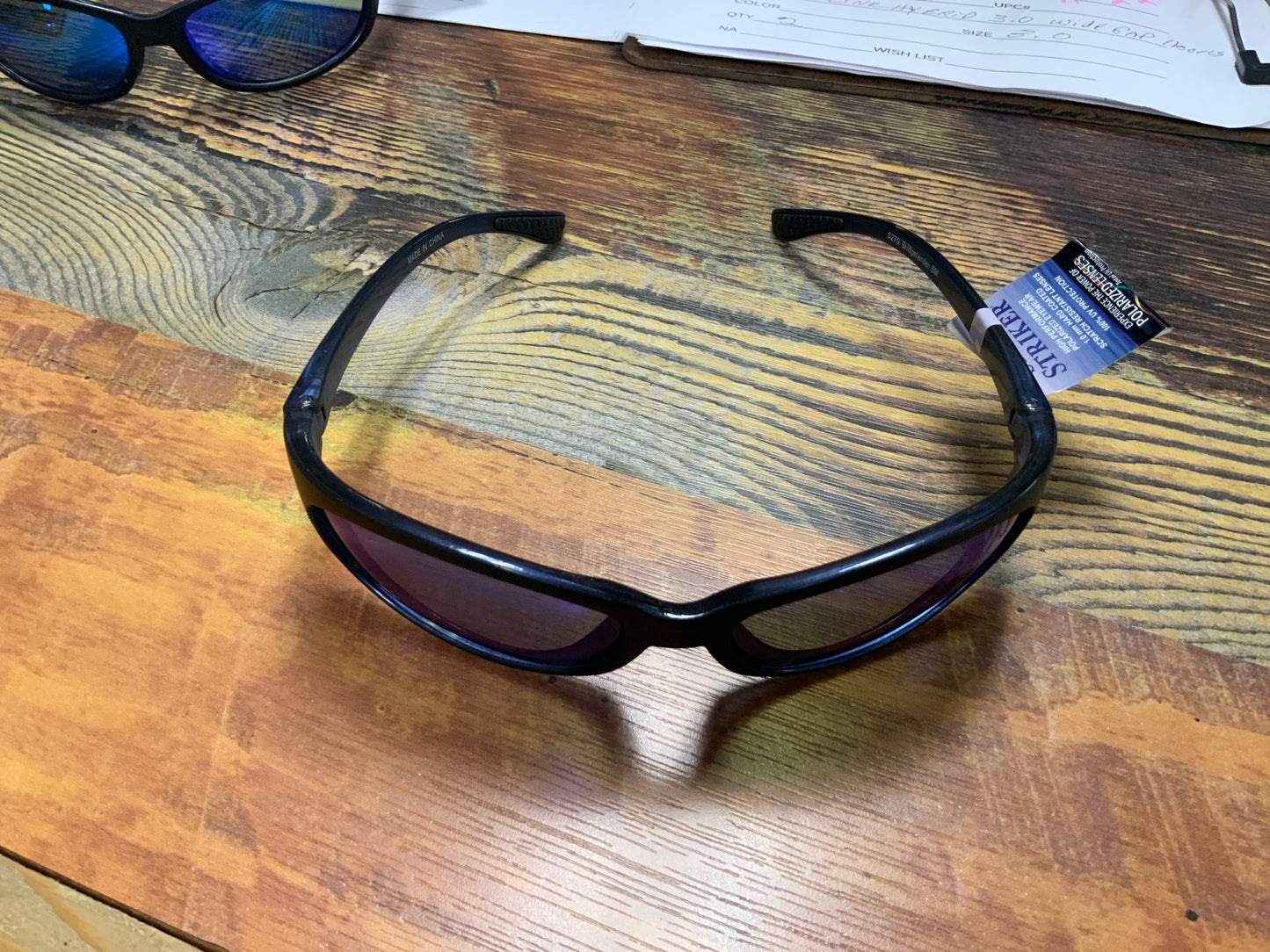 Sea Striker 279 Bridgetender Sunglasses Blk Blue Mirror