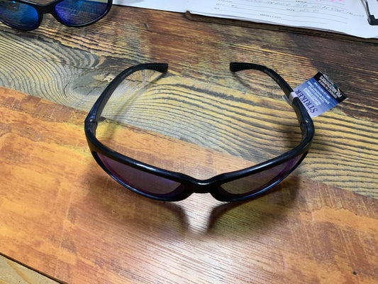 Sea Striker 279 Bridgetender Sunglasses Blk Blue Mirror