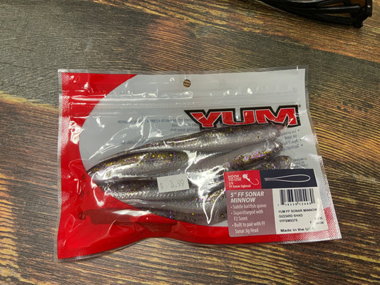 Yum FF Sonar Minnow 5" Gizzard Shad