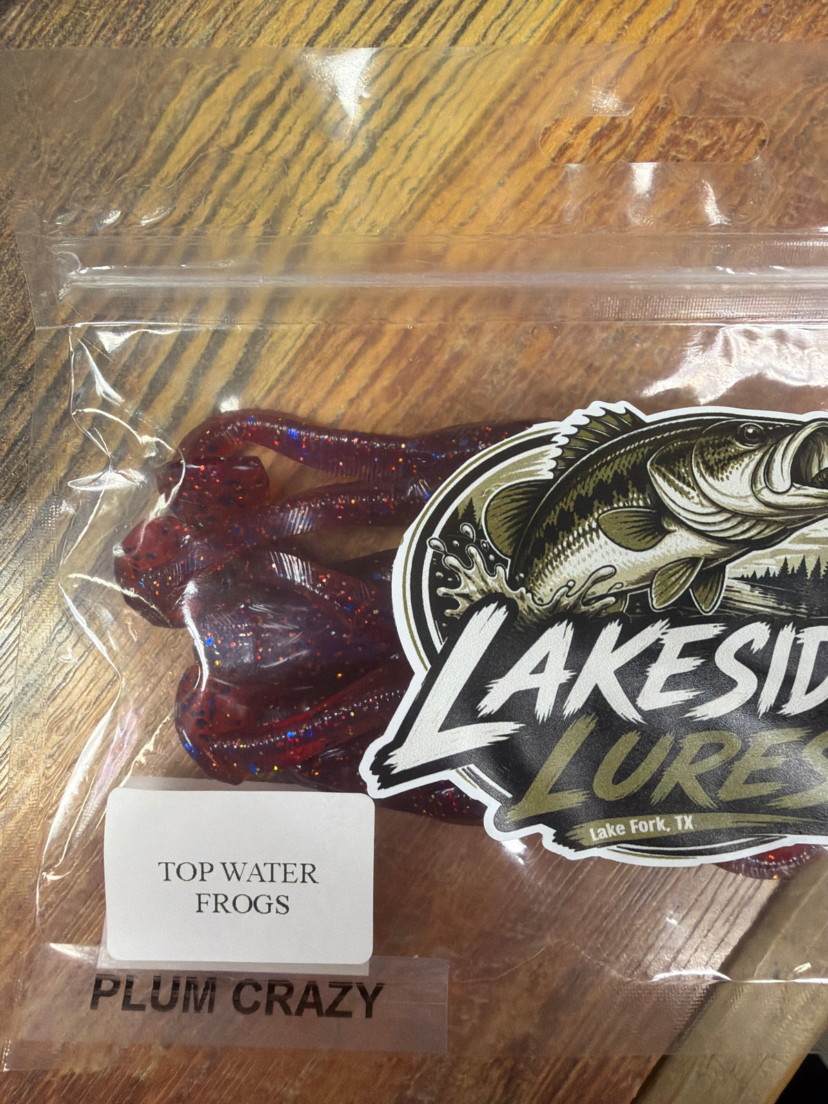 Lakeside Lures Top Water Frogs - Plum Crazy