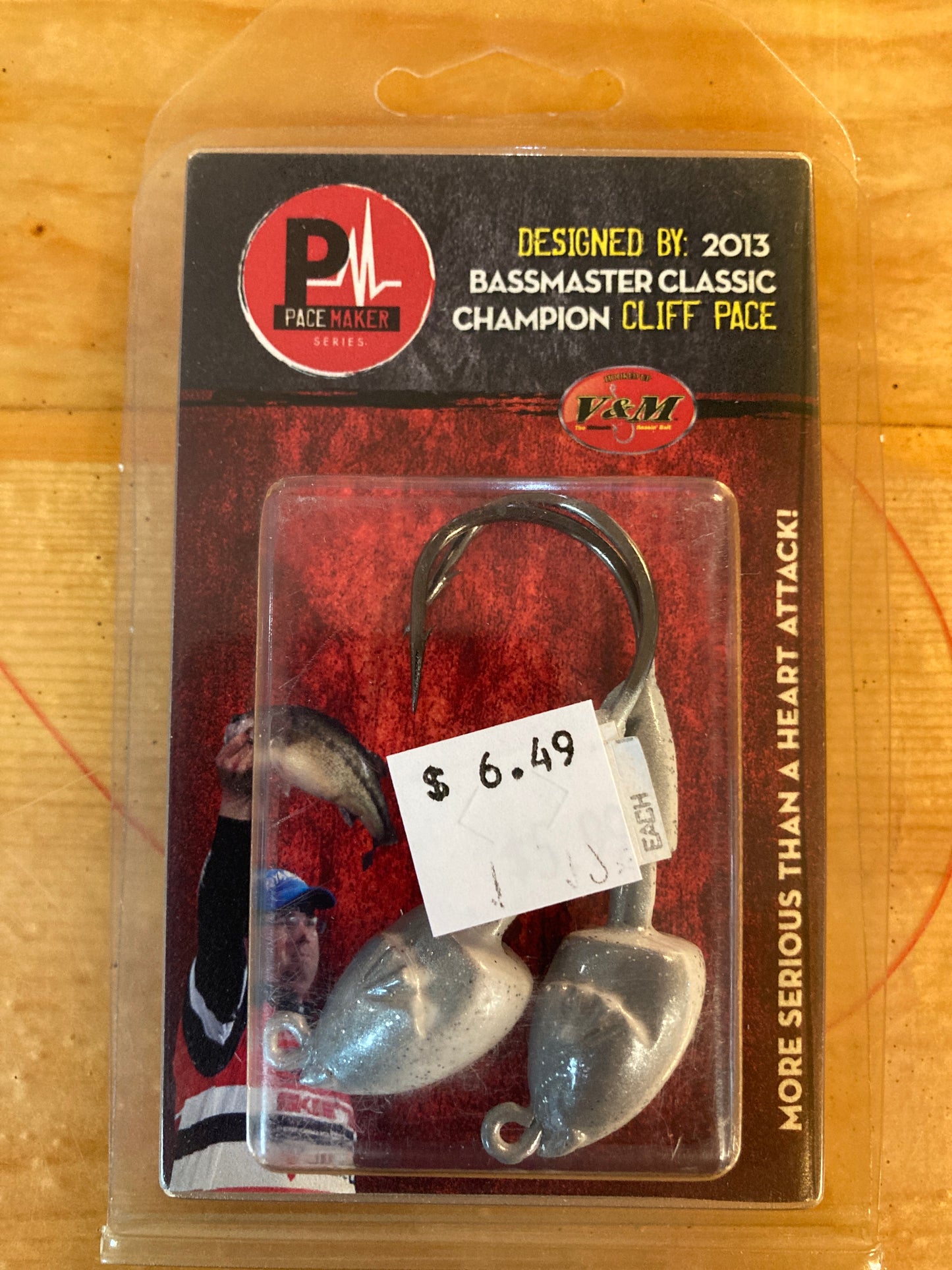 V&M Swim Bait Head 1 oz. Glimmer Shad