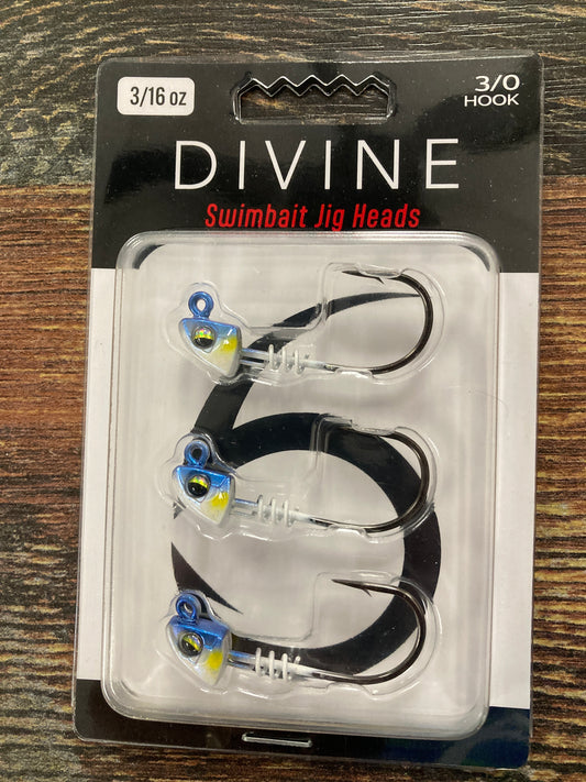 6th Sense Divine Swimbait Jig Heads 3/16 oz. 3/0 Sexified Shad