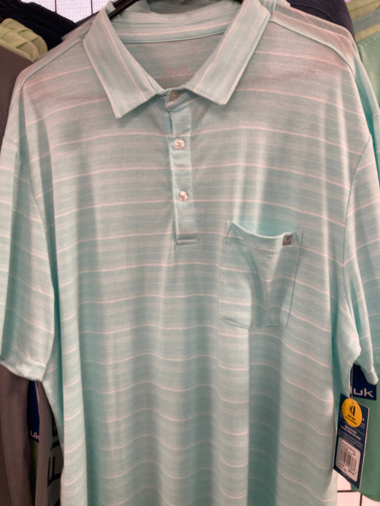 HUK Waypoint Polo Twin Lakes XL