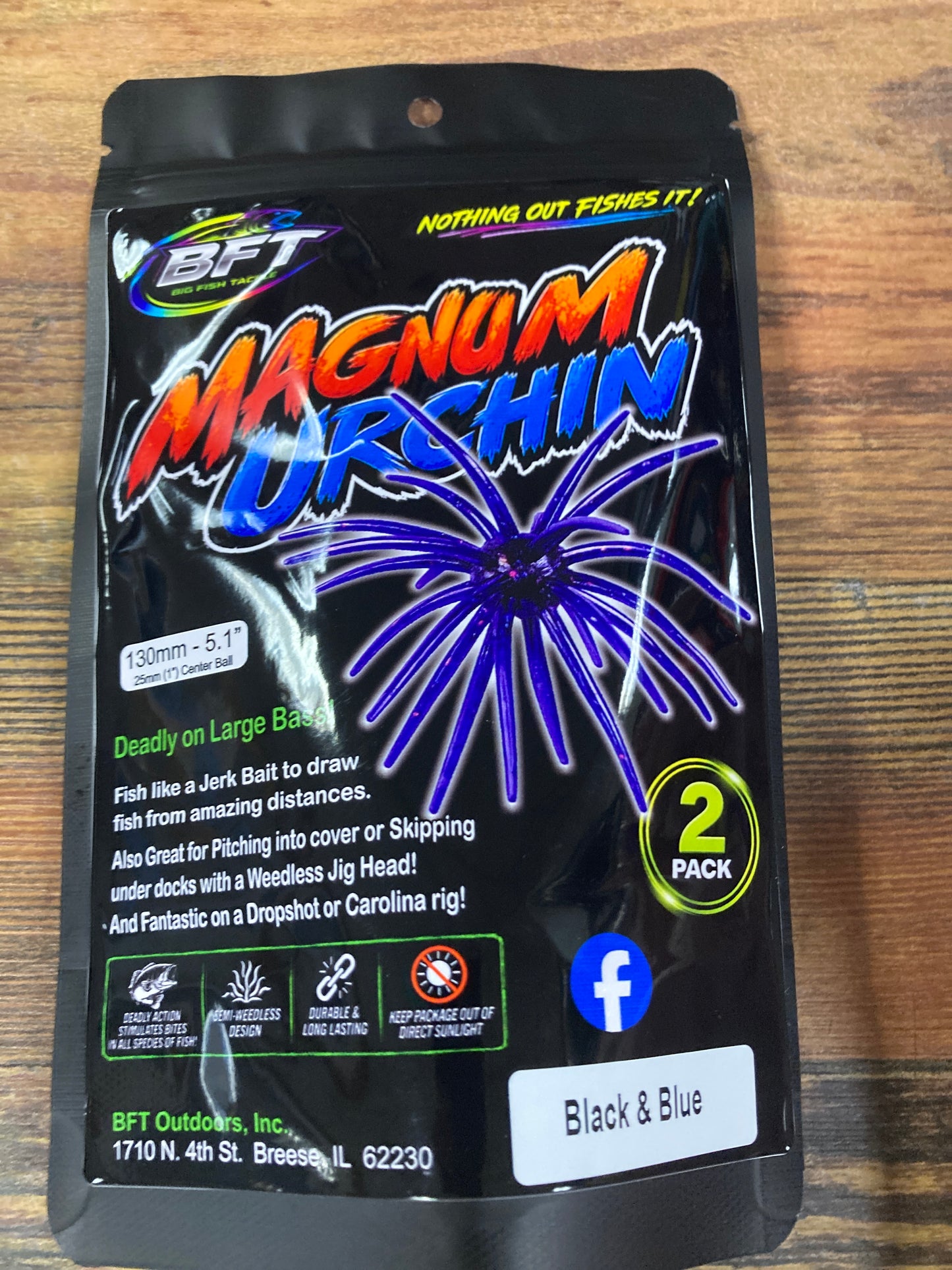 BFT Magnum Urchin Black and Blue 2pk