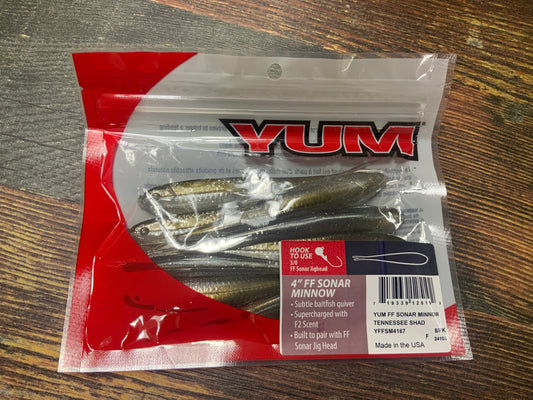 Yum FF Sonar Minnow 4" Tennessee Shad