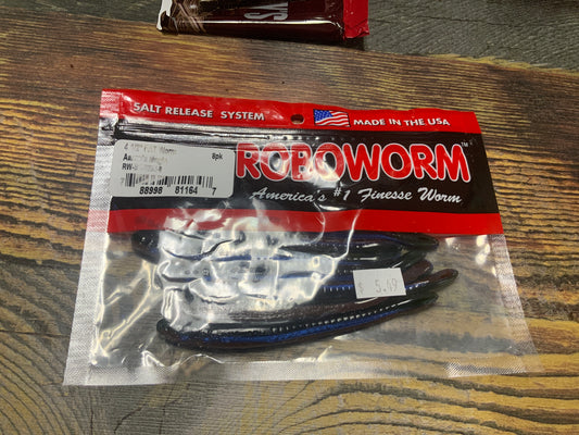 Roboworm Fat Straight Tail 4.5" Aarons Magic