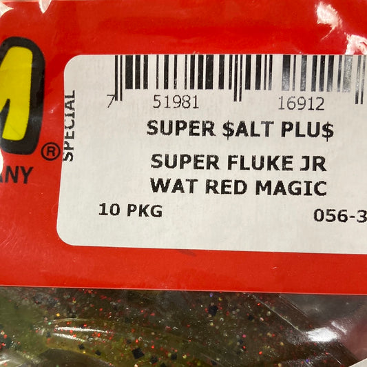Zoom Super Fluke Jr. - Watermelon Red Magic