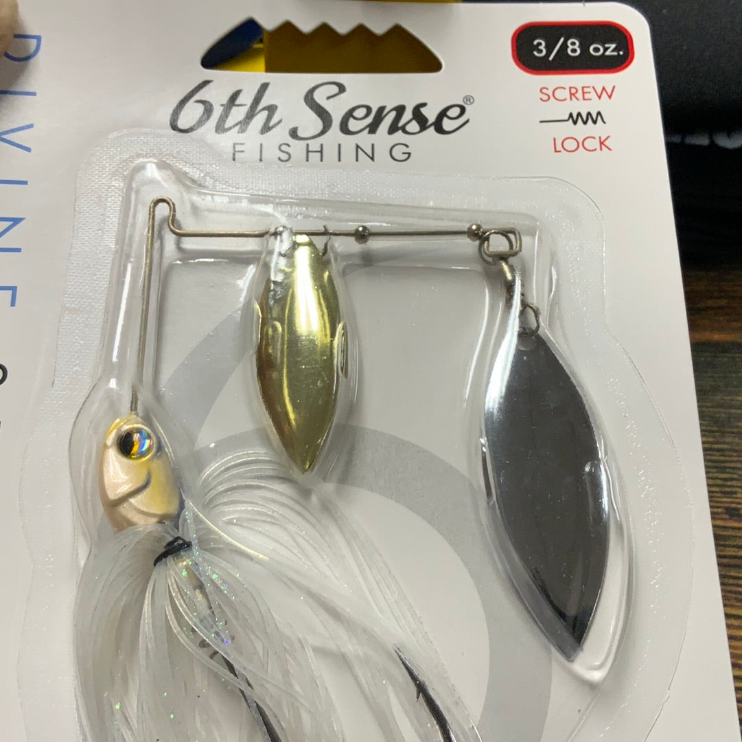 6th Sense Spinnerbait 3/8 oz. Shad Ice