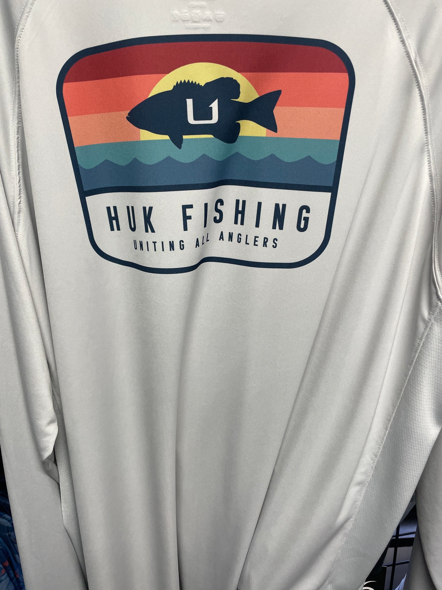 HUK Sunset Bass Long Sleeve 3XL