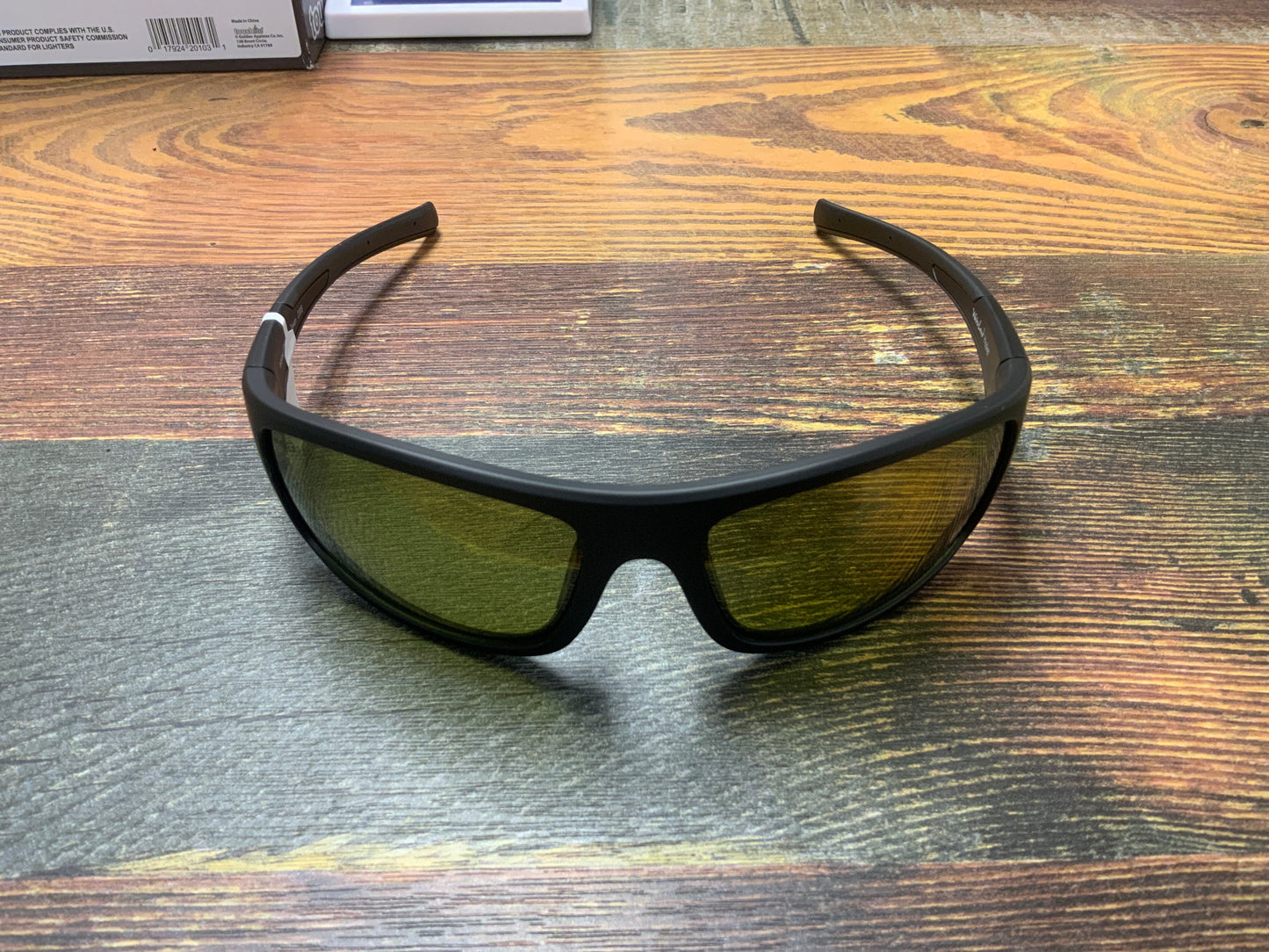 Waterland Mineral - Glass Black Golden Light Mirror