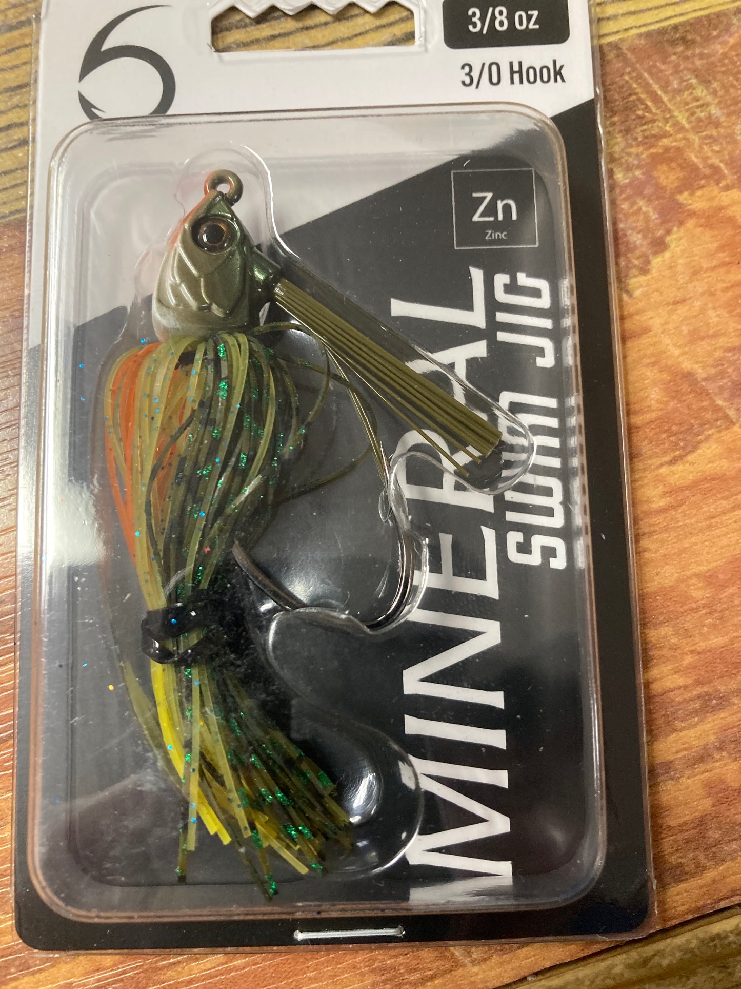 6th Sense Mineral Swim Jig 3/8oz. 4K Bluegill