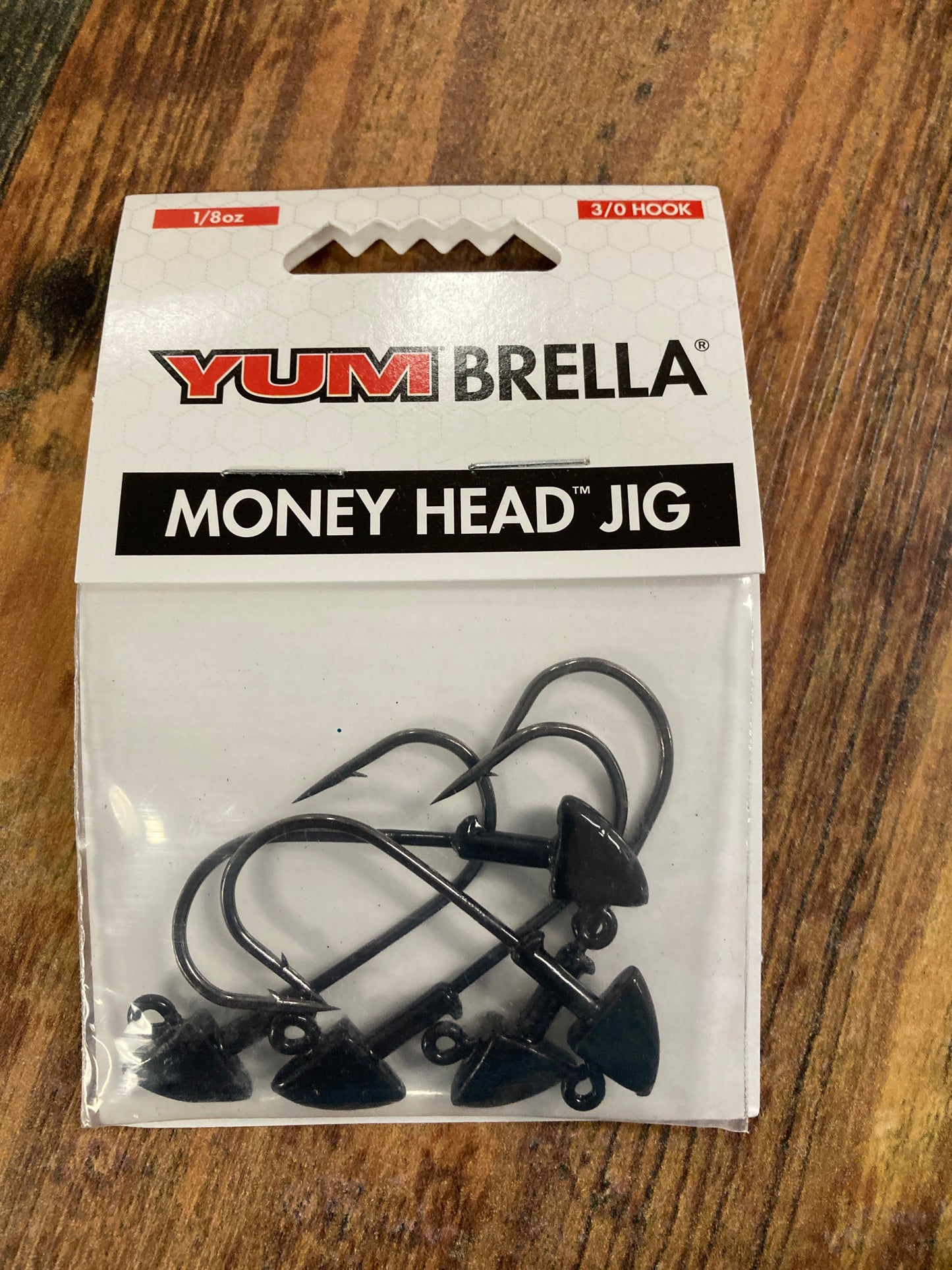 Yum Money Head Jig 1/8 oz. 3.0 Black