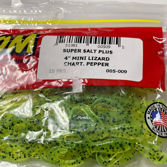 Zoom 4” Mini Lizard - Chart Pepper