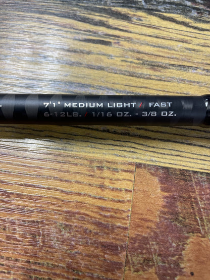 Level NGXC 7’1” Medium Light Fast Spinning Rod NGXCS 711MLF
