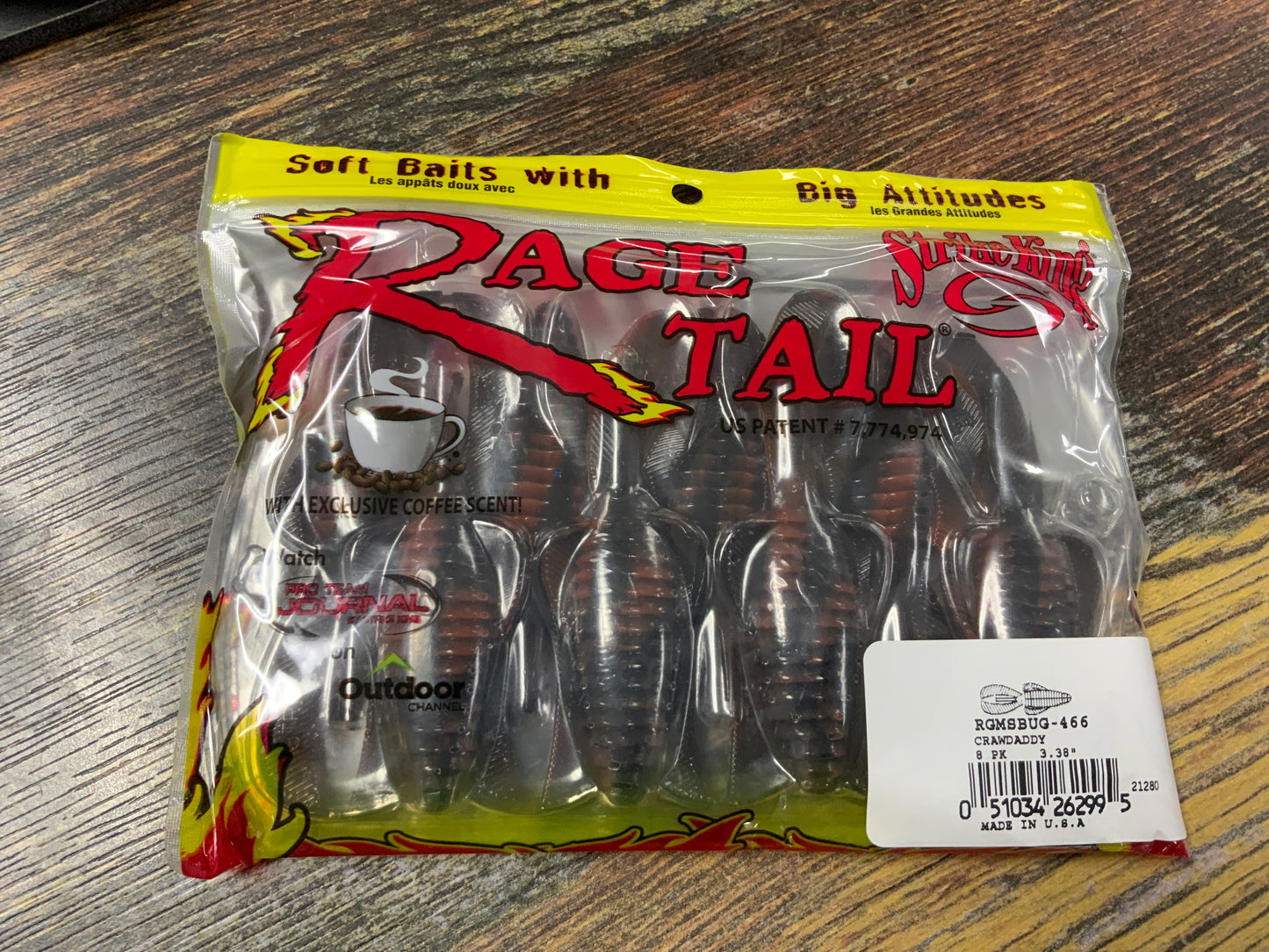 Strike King Rage Bug Mid 3.38" Crawdaddy