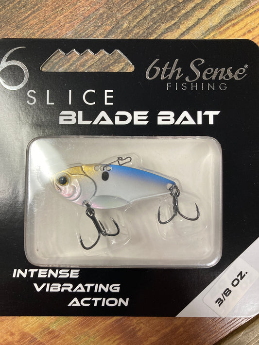 6th Sense Slice Blade Bait 3/8 oz. - 4K Shad
