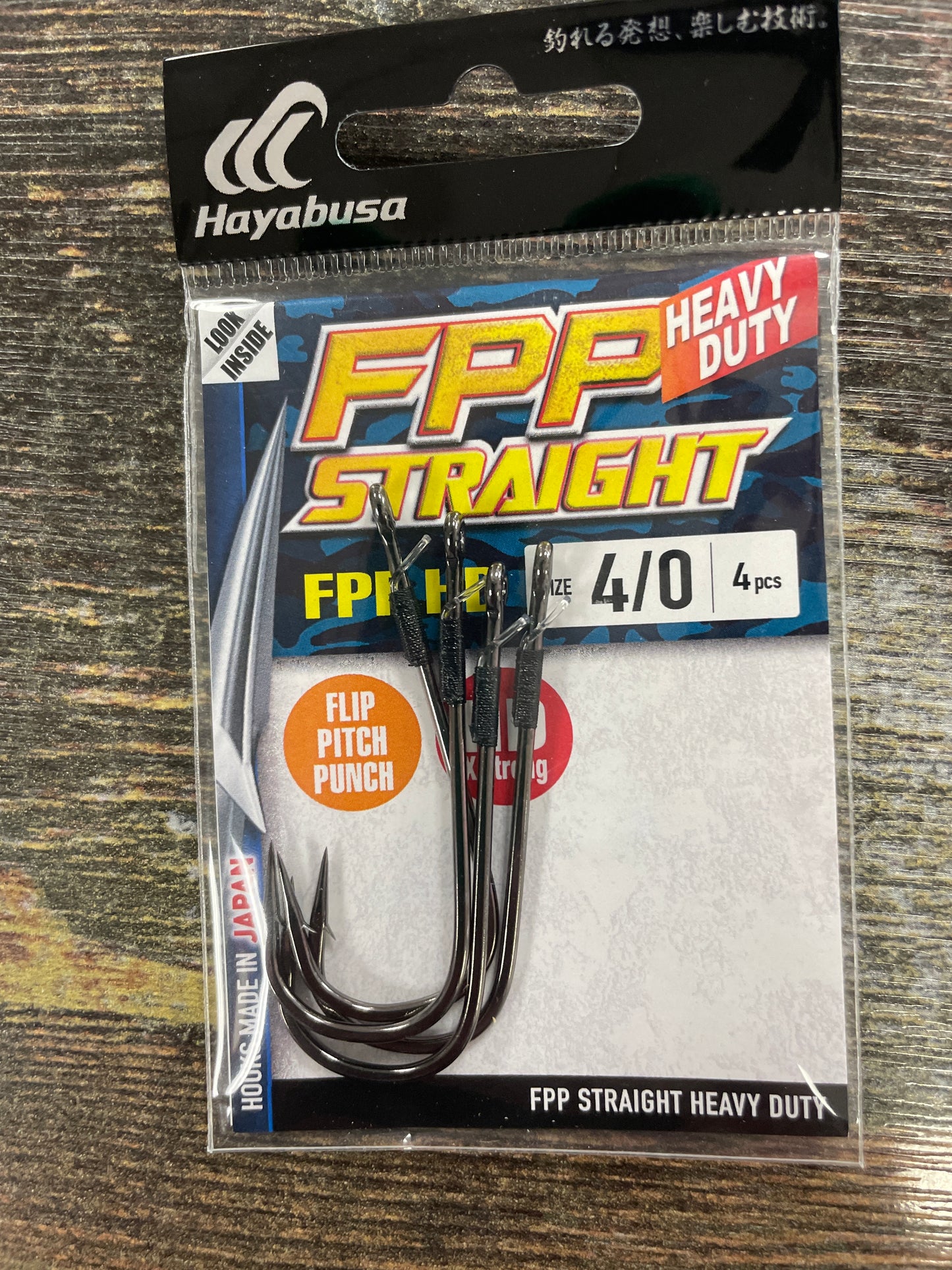Hayabusa FFP Straight Hooks 4/0