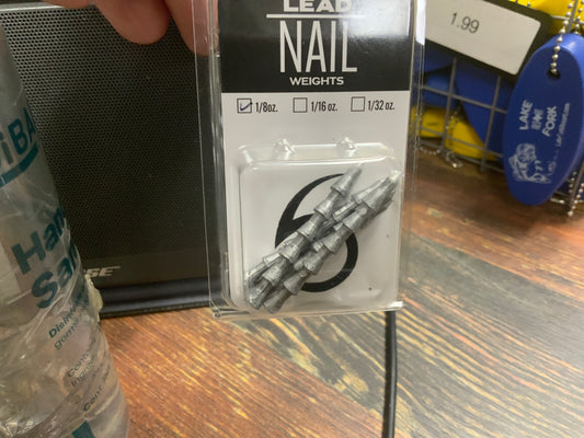 6th Sense Nail Weights 1/8 oz. Lead
