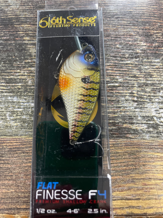 6th Sense Flat Finesse F4 1/2 oz. 4K Bluegill