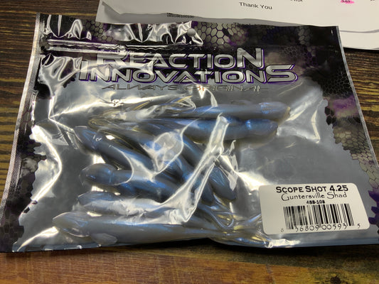 Reaction Innovations Scope Shot 4.25" Guntersville Shad
