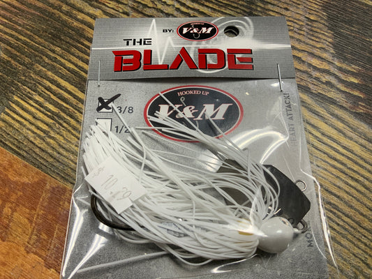 V&M The Blade Jig 3/8 oz. White