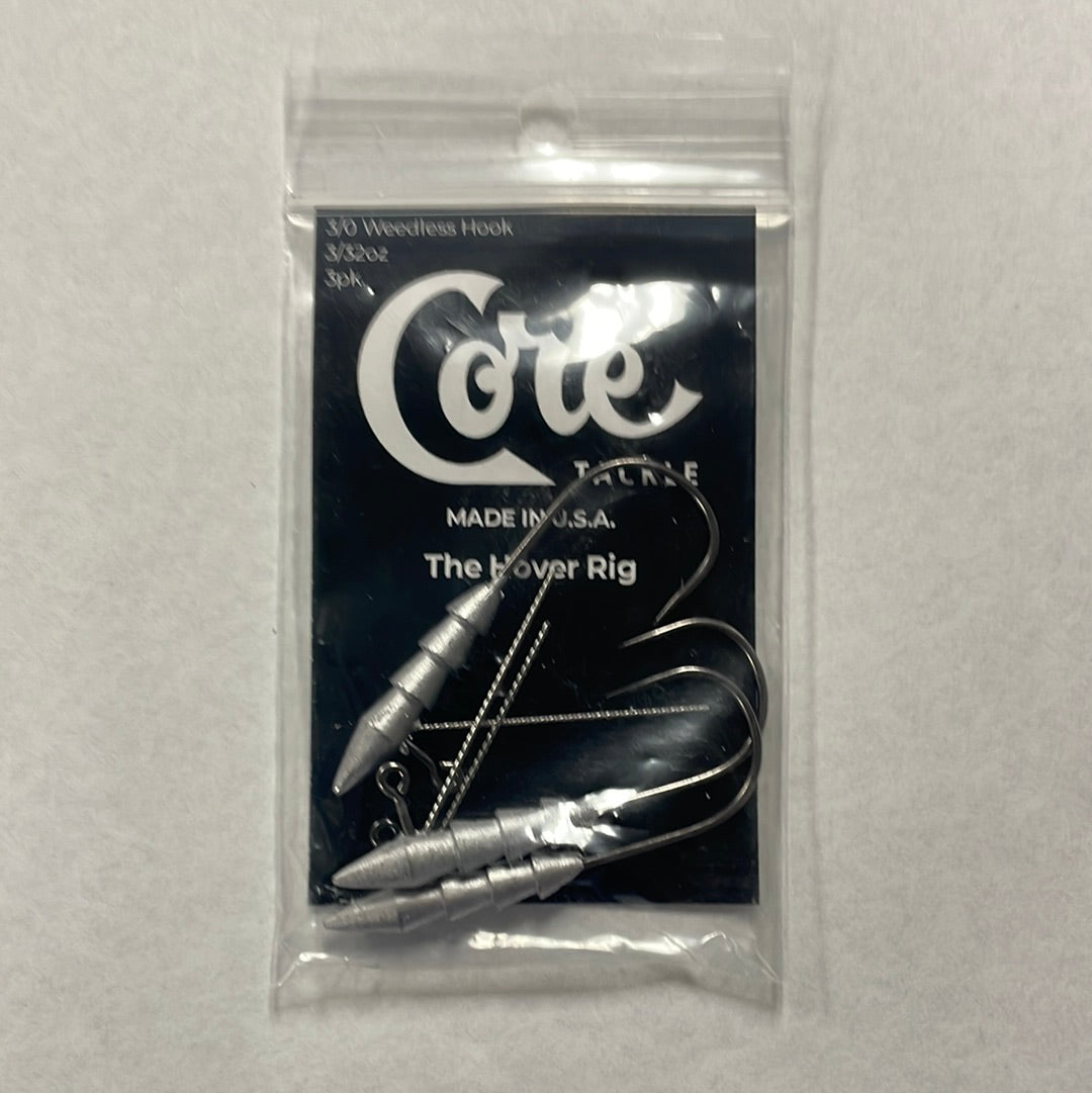 Core Tackle The Hover Rig 3/0 Weedless 3/32 oz. 3pk – Lake Fork Resort