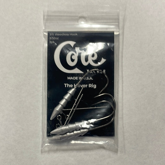 Core Tackle The Hover Rig 3/0 Weedless 3/32 oz. 3pk