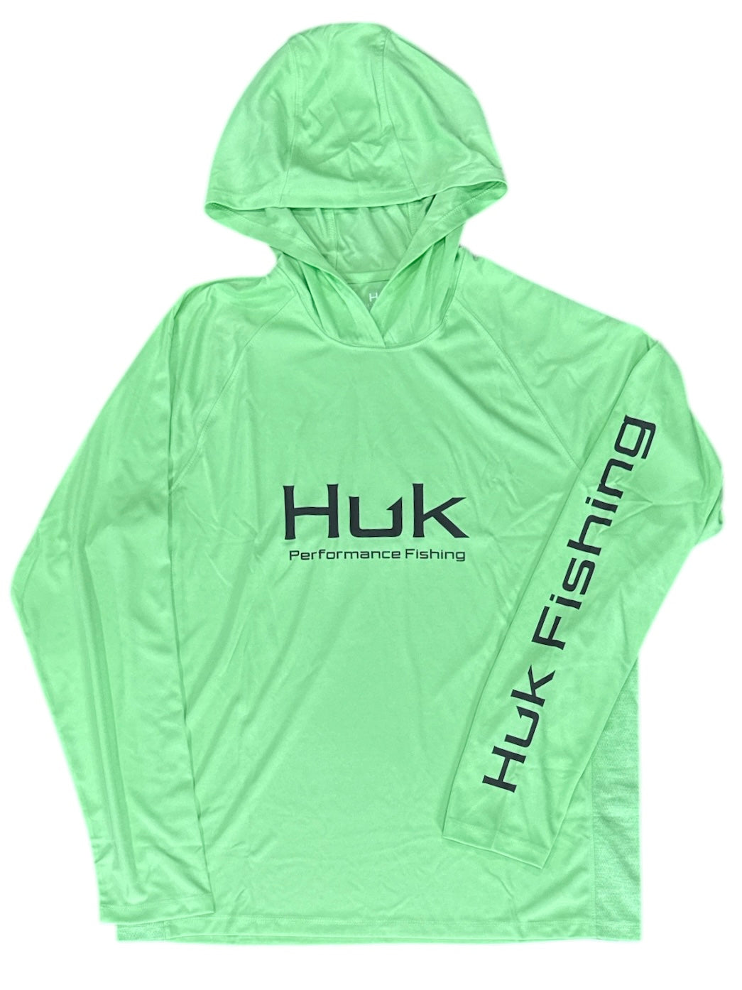 HUK Pursuit Hoodie Green Small