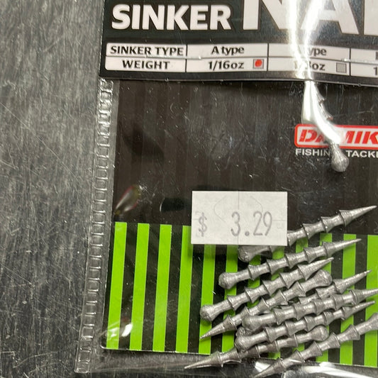 Damiki Sinker Nail 1/6 oz