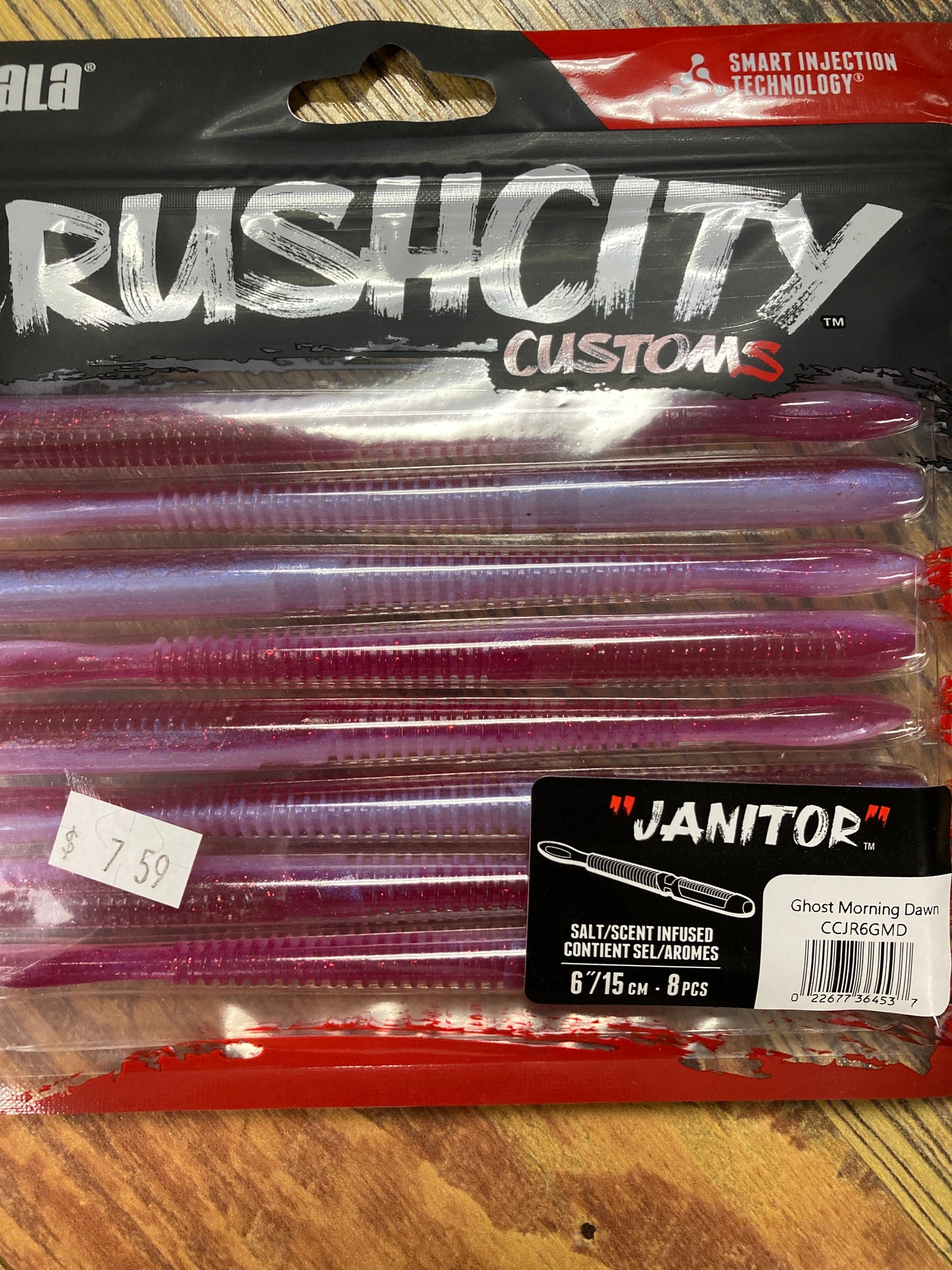 Rapala Crush City Janitor 6” Morning Dawn