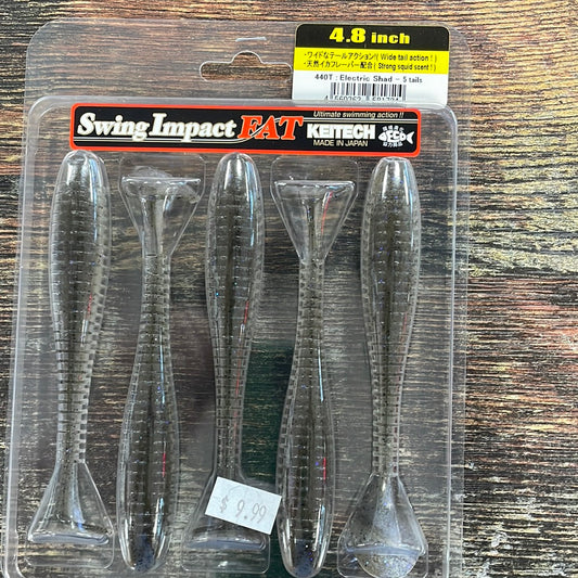 Keitech Fat Swing Impact 4.8” Electric Shad