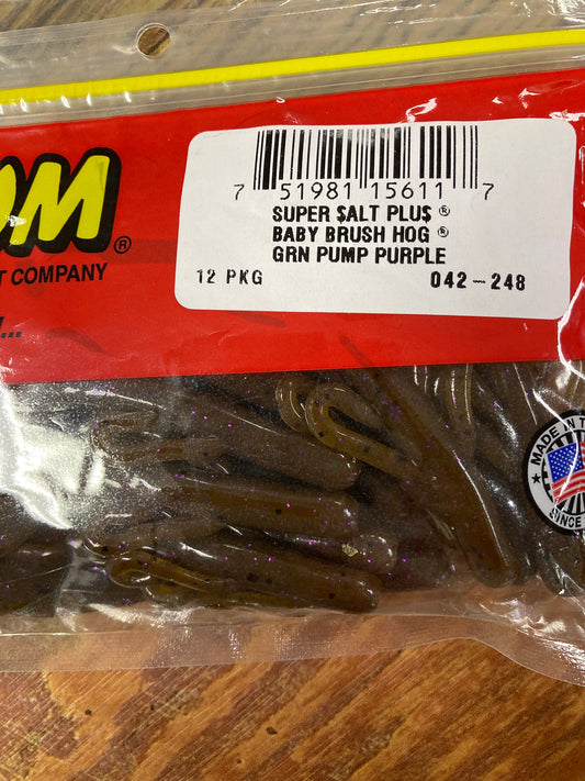Zoom Baby Brush Hog - Green Pumpkin Purple