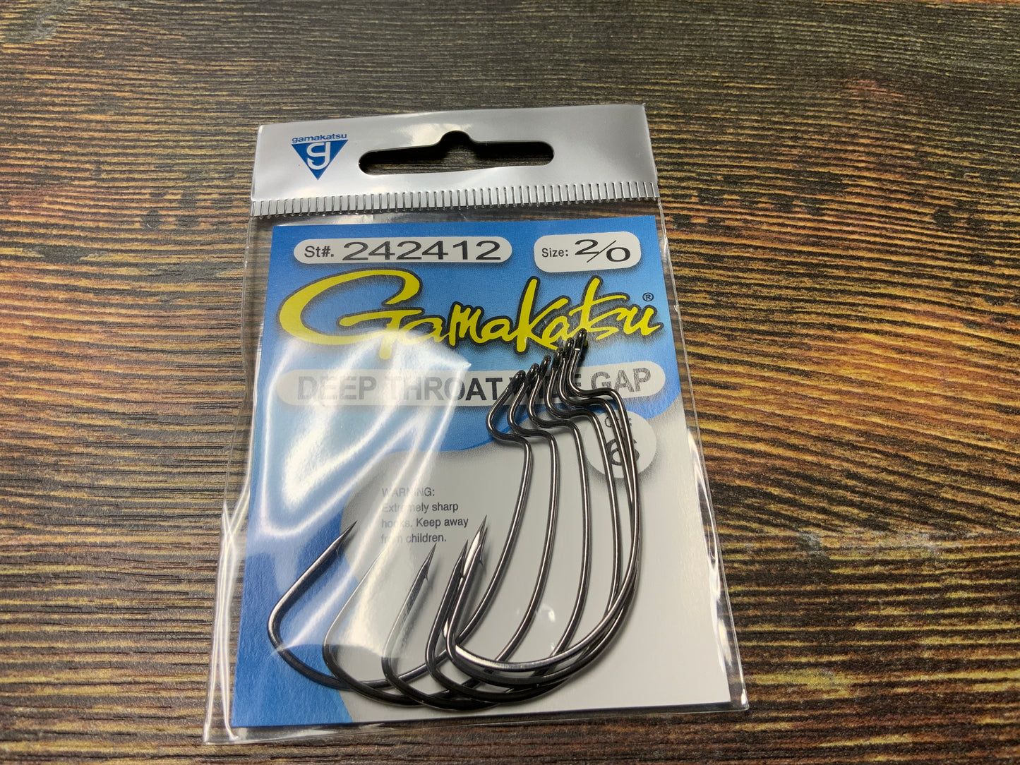 Gamakatsu Deep Throat WG 2/0 Black