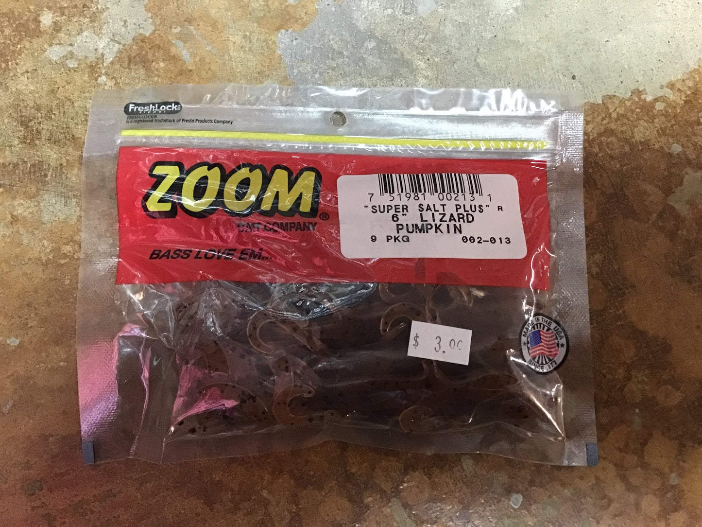 Zoom 6" Lizard - Pumpkin
