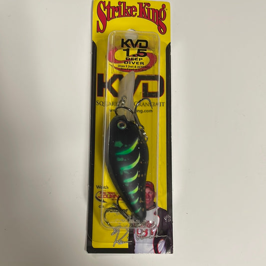 Strike King KVD 1.5 Deep Diver Wicked Firetiger