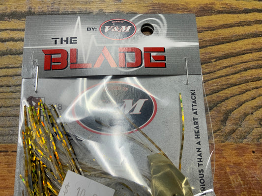 V&M The Blade Jig 3/8 oz. Golden Shiner