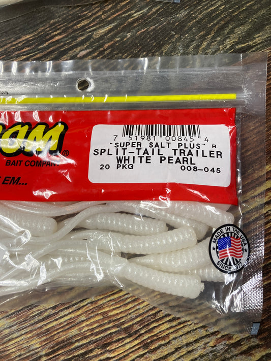 Zoom Split-Tail Trailer- White Pearl