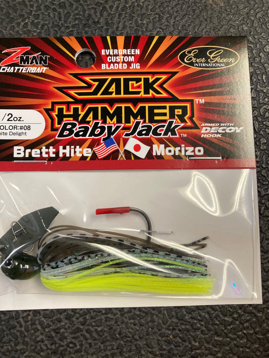 Z Man Baby Jack Hammer 1/2 oz. Bhite Delight