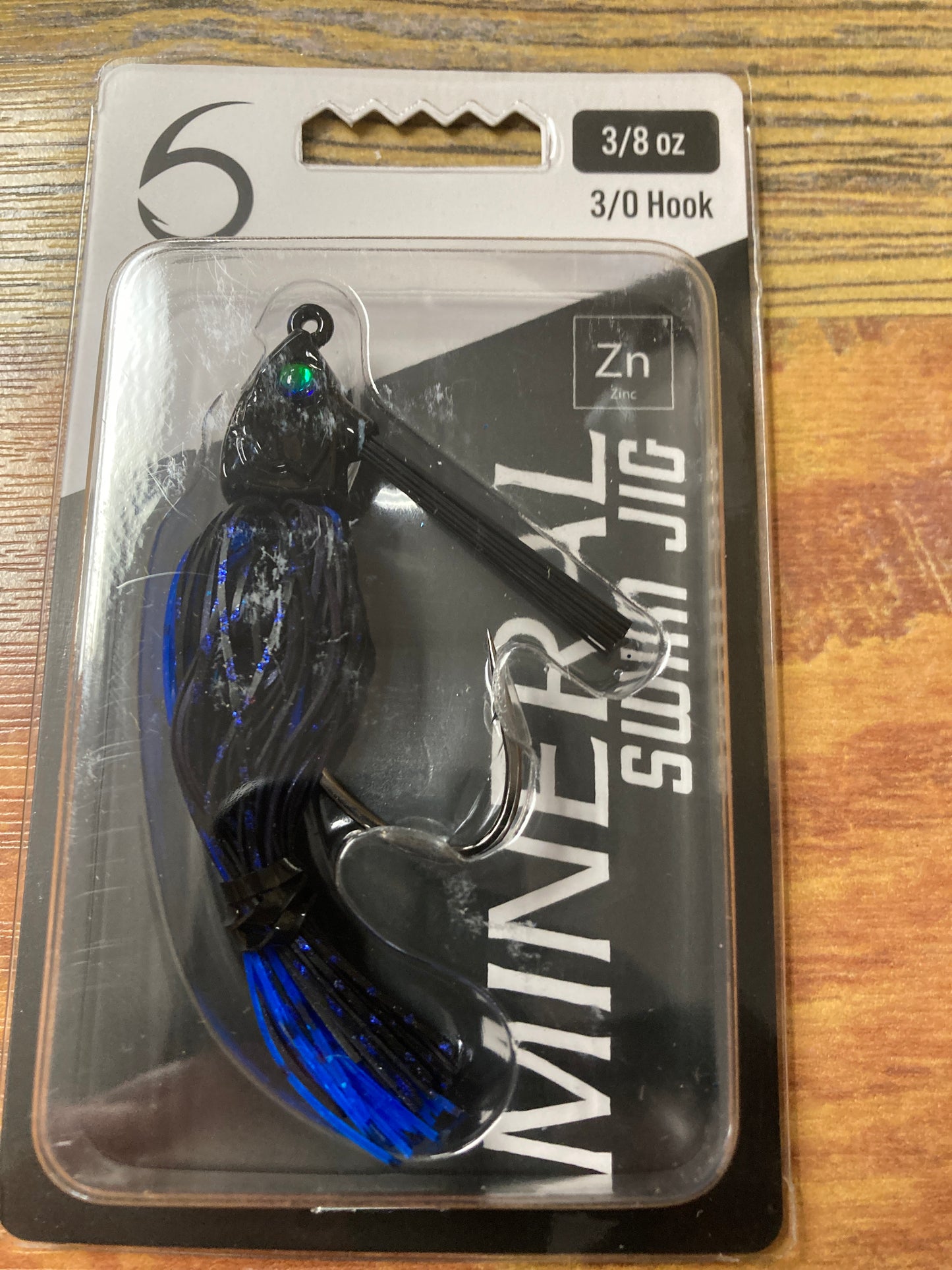 6th Sense Mineral Swim Jig 3/8 oz. Black Blue