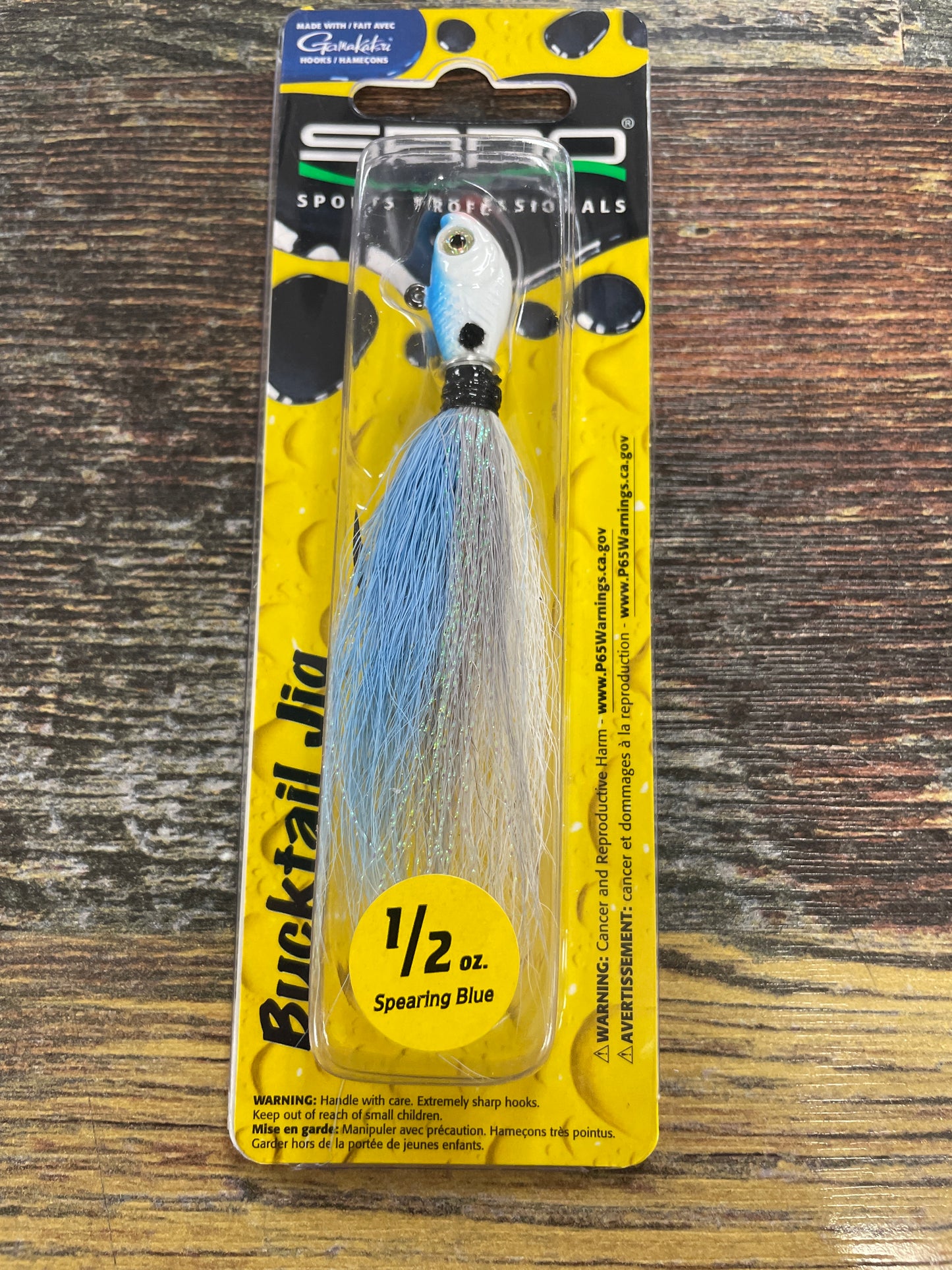 SPRO Bucktail Jig 1/2 oz. Spearing Blue