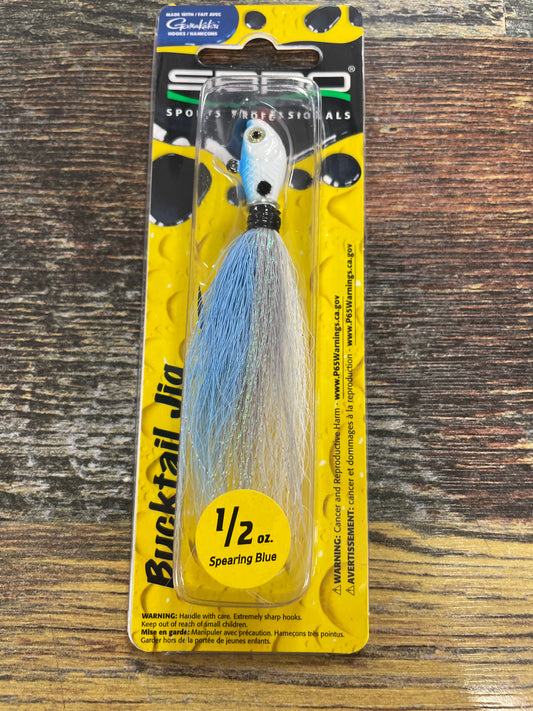 SPRO Bucktail Jig 1/2 oz. Spearing Blue