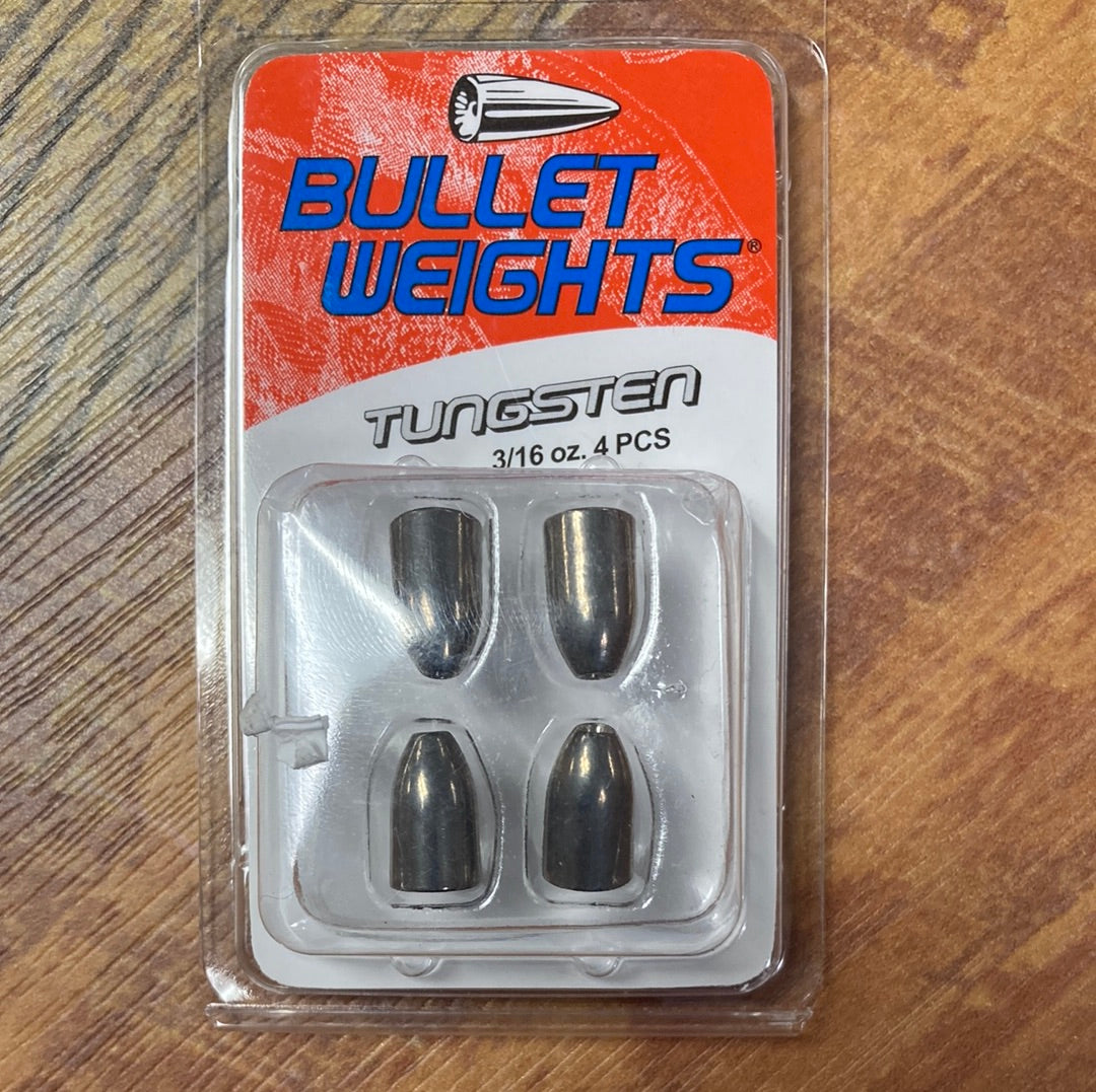 BULLET WEIGHT TUNGSTEN 3/16