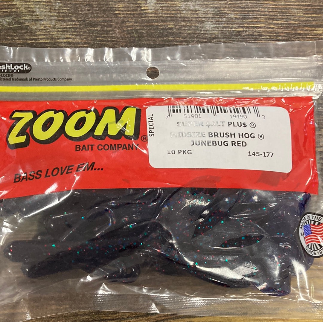 Junebug Red Zoom Midsize Brush Hog - Junebug Red – Lake Fork Resort