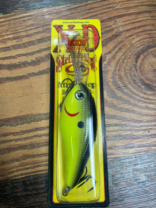 Strike King 6xd Hard Knock Chart Black Back