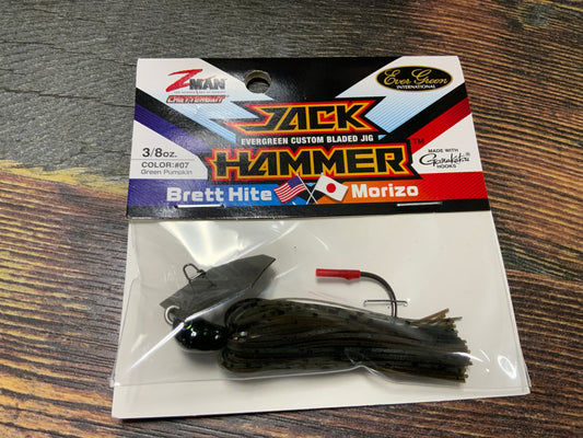Z Man Jack Hammer Chatterbait 3/8 oz. Green Pumpkin