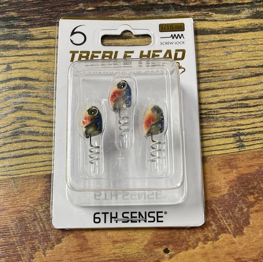 6th sense Treble Head 3/16 oz Perch Gill