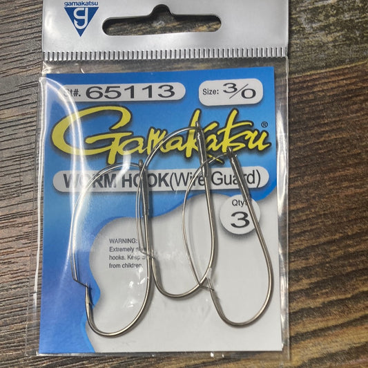 Gamakatsu Worm Hook Wire Guard 3/0